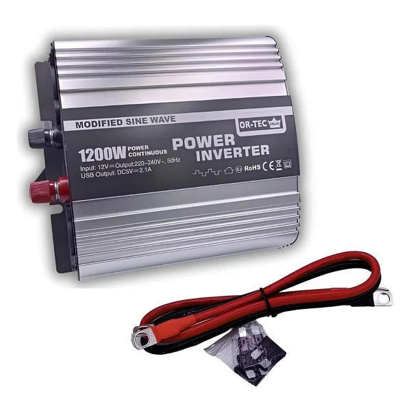 Ortec 12v /1200w Inverter - Görsel 2