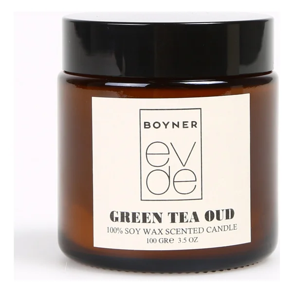 Boyner Evde Green Tea & Oud Kavanoz Mum - Görsel 2