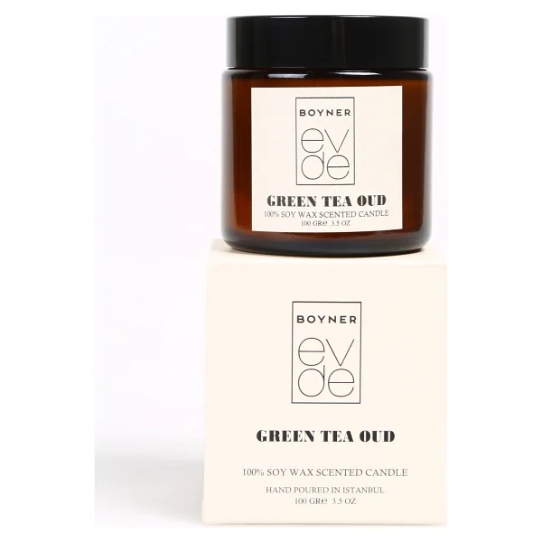 Boyner Evde Green Tea & Oud Kavanoz Mum - Görsel 4