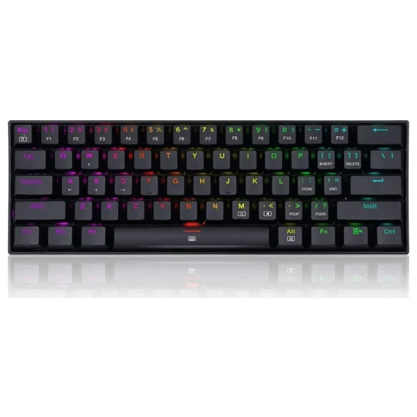 Redragon K630 Dragonborn Siyah RGB %60 Tkl Blue Switch Kablolu Mekanik Oyuncu Klavyesi - Görsel 8