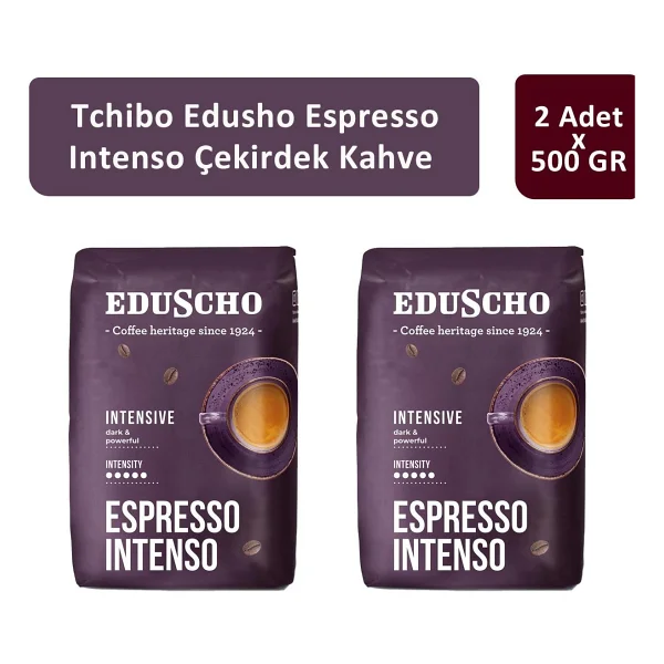 Eduscho Espresso Intenso Çekirdek Kahve 500 Gr 2'li - Görsel 3