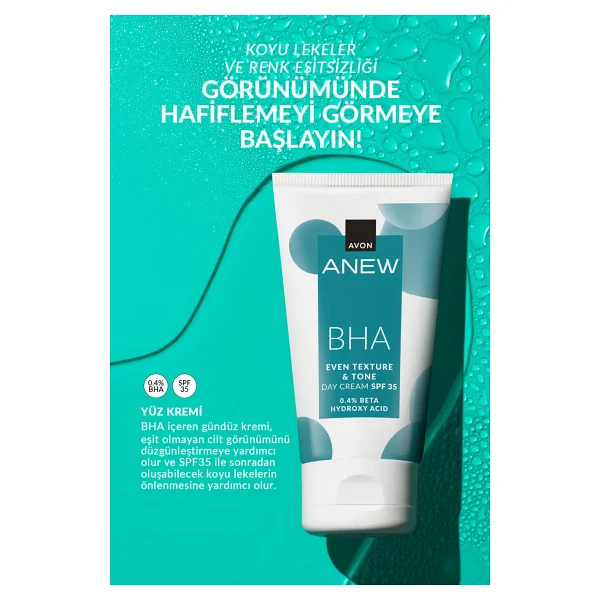 Avon Anew Bha Ton Eşitleyici Spf 35 50 Ml Gündüz Kremi - Görsel 3