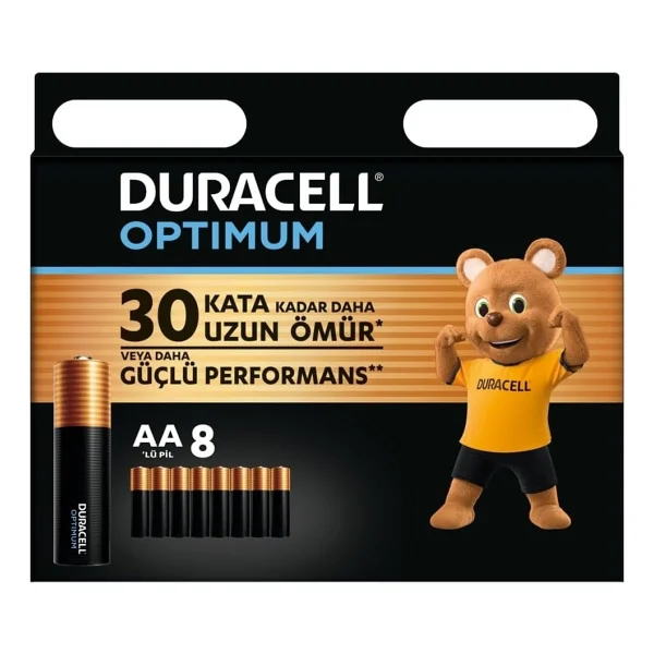 Duracell Optimum 12'li Alkalin Aa Kalem Pil - Görsel 6
