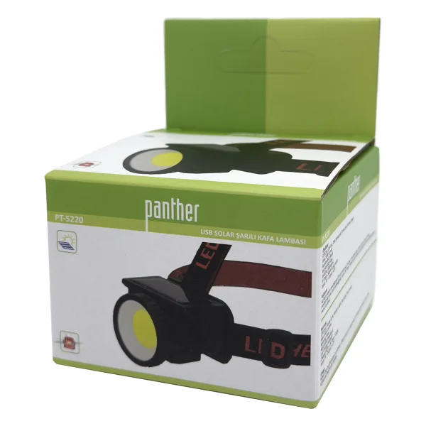 Panther Pt-5220 Güneş Enerjili Kafa Lambası - Görsel 4