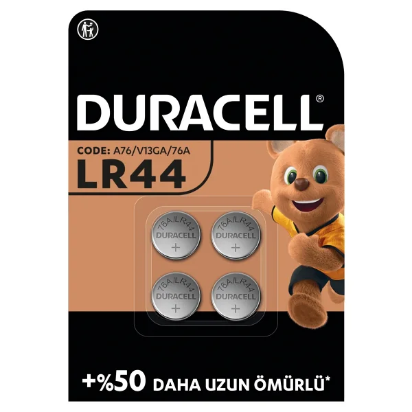 Duracell Lr44 4'lü Alkalin Düğme Pil - Görsel 3