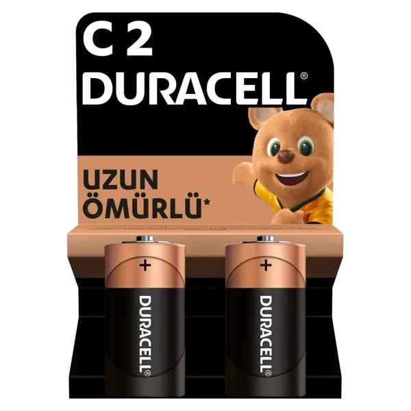 Duracell Alkalin C Orta Boy Pil 2'li - Görsel 10