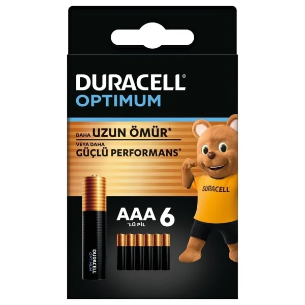 Duracell Optimum 4'lü Alkalin Aaa İnce Kalem Pil - Görsel 10