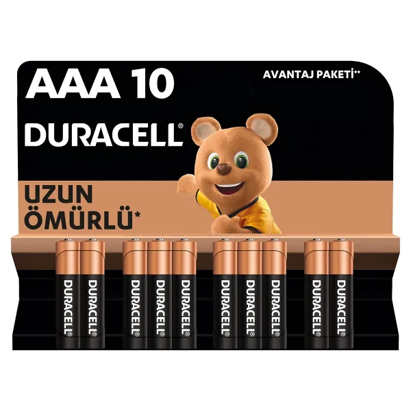 Duracell Lr03/Mn2400 10'lu Alkalin Aaa İnce Kalem Pil - Görsel 10