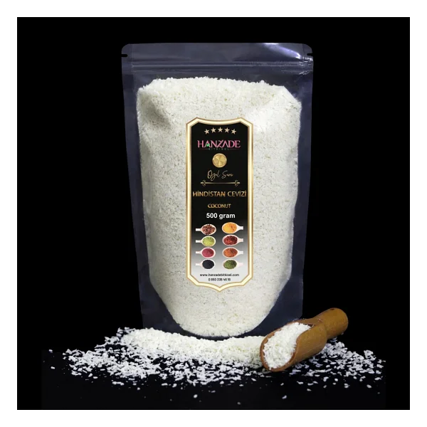 Hanzade Bitkisel Hindistan Cevizi Rende 500 Gr - Görsel 2