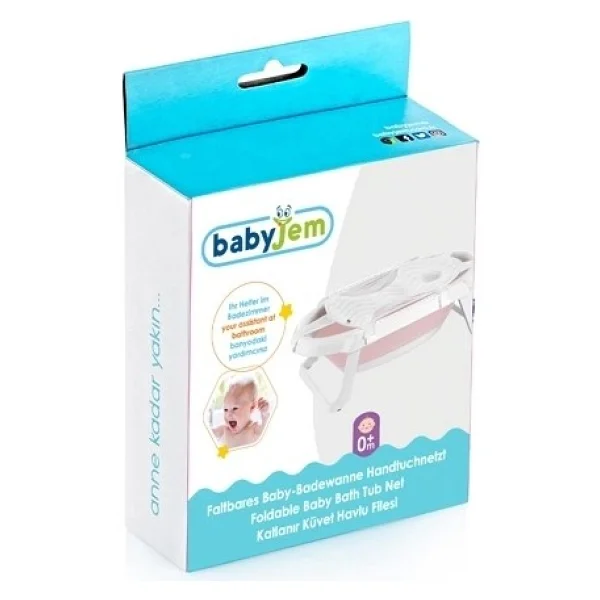 Babyjem Katlanır Gri Havlu Küvet Filesi - Görsel 3