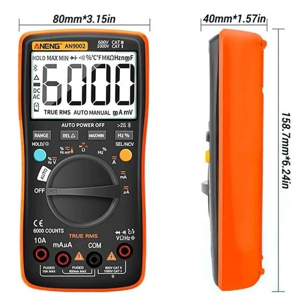 Aneng An9002 Pro Dijital Multimetre - Görsel 2