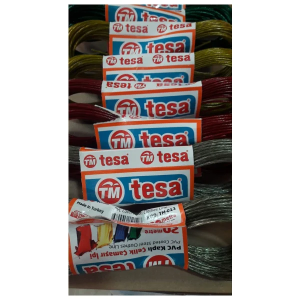 Tesa Pvc Kaplı Çelik Çamaşır Ipi 20 Metre 10 Adet - Görsel 3