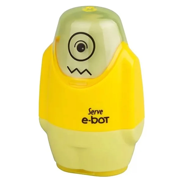 Serve E-Bot Sarı Silgili Kalemtıraş - Görsel 2