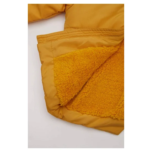 Defacto C7761a524wn Peluş Astarlı Kapüşonlu Erkek Bebek Şişme Mont - Görsel 3