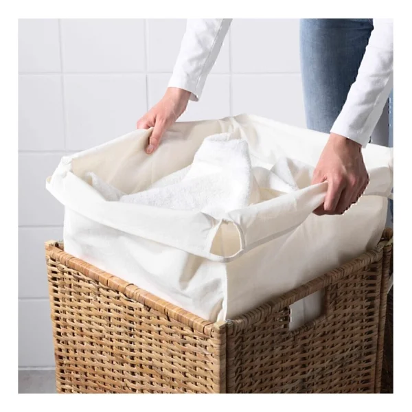 Ikea Branas Çamaşır Sepeti Rattan 80 Lt - Görsel 2