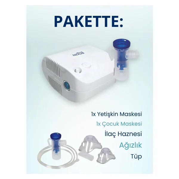 Direct Nexus Kompresörlü Buhar Makinesi Nebulizatör - Görsel 3
