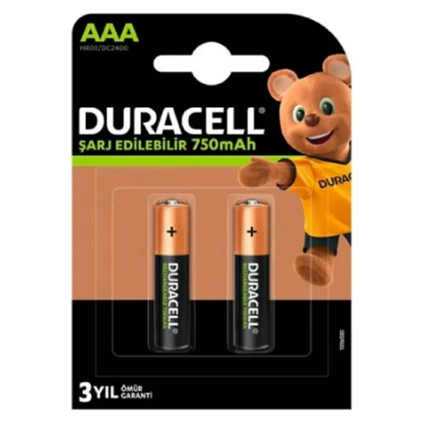 Duracell 750 mAh 4'lü Şarjlı Aaa İnce Kalem Pil - Görsel 10