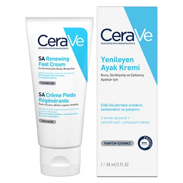 Cerave Sa Renewing Foot Cream Yenileyici 88 Ml Ayak Kremi - Görsel 5