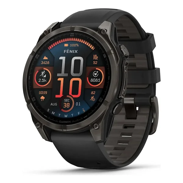 Garmin Fenix 8 47mm AMOLED Karbon Gri Akıllı Saat - Görsel 10