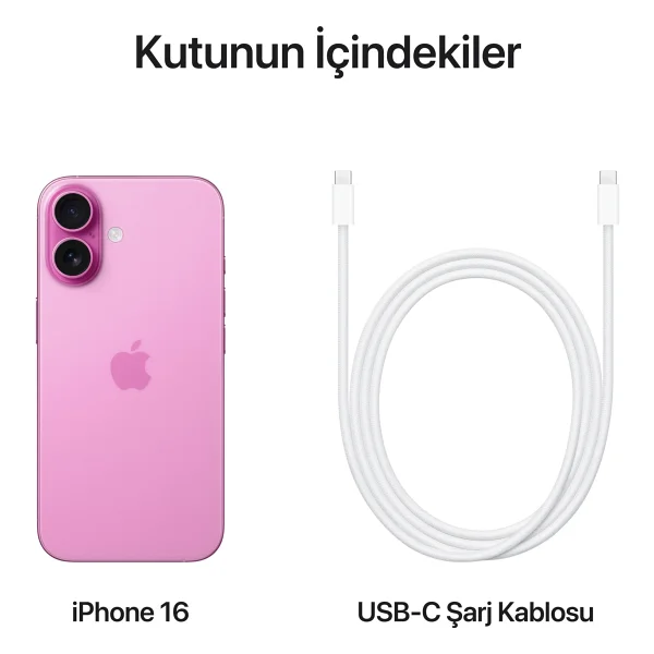 iPhone 16 128 GB Pembe - Görsel 9