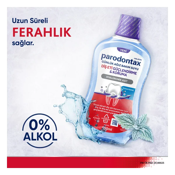 Parodontax Diş Eti Güçlendirme Ve Koruma 500 Ml Gargara - Görsel 5