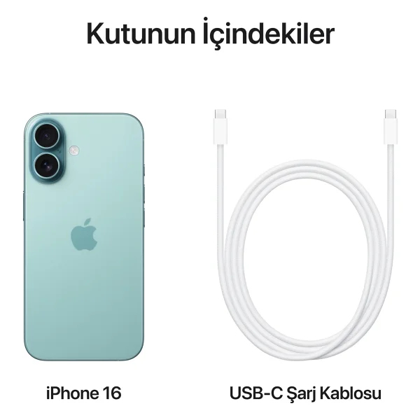 iPhone 16 128 GB Deniz Mavisi - Görsel 9