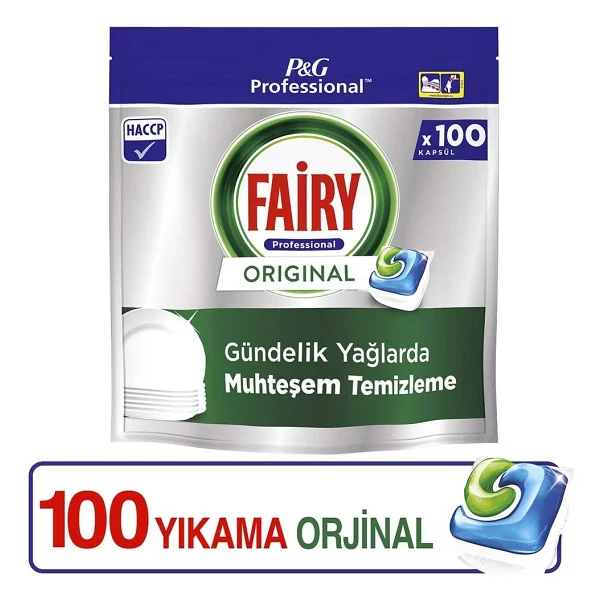 Fairy Professional Bulaşık Makinesi Tableti 100'lü - Görsel 3