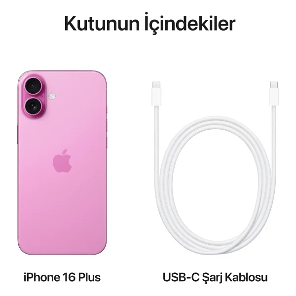 iPhone 16 Plus 256 GB Pembe - Görsel 9