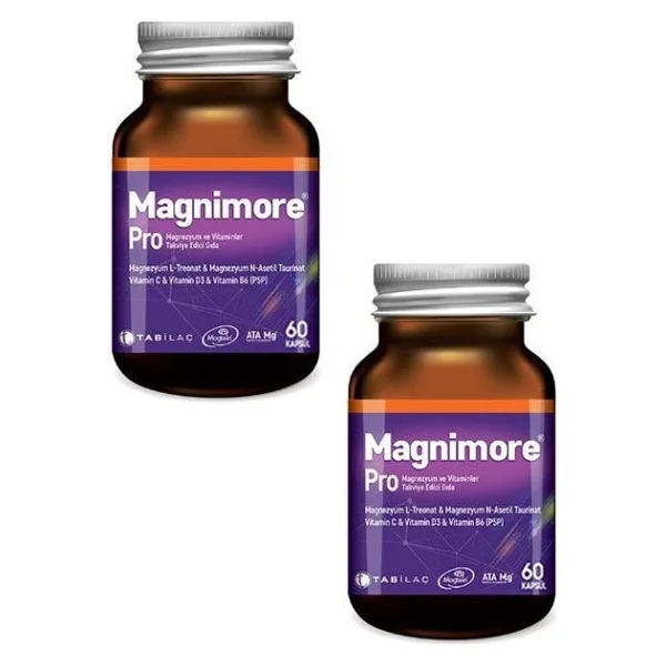 Magnimore Pro Magnezyum Ve Vitaminler 60+60 Kapsül - Görsel 2