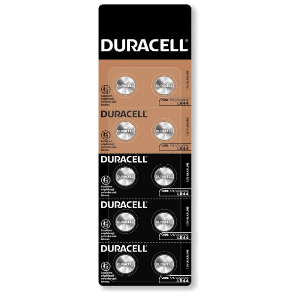Duracell Lr44 10'lu Alkalin Düğme Pil - Görsel 7