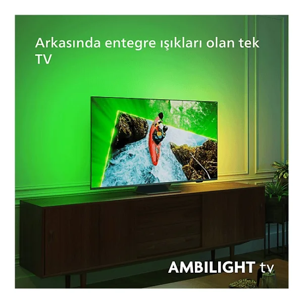 Philips 55pus8609 4K Ultra HD 55" 140 Ekran Uydu Alıcılı Smart LED TV - Görsel 4