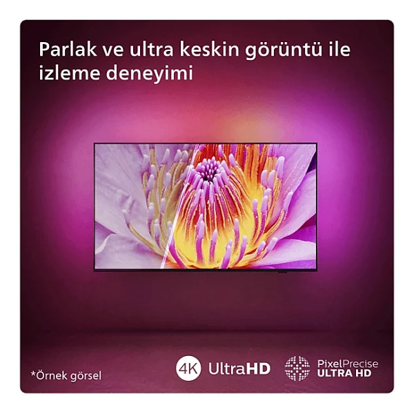 Philips 55pus8609 4K Ultra HD 55" 140 Ekran Uydu Alıcılı Smart LED TV - Görsel 5