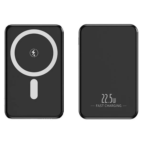 Sunix PB-54 Siyah 5000 mAh Hızlı Şarj MagSafe Powerbank