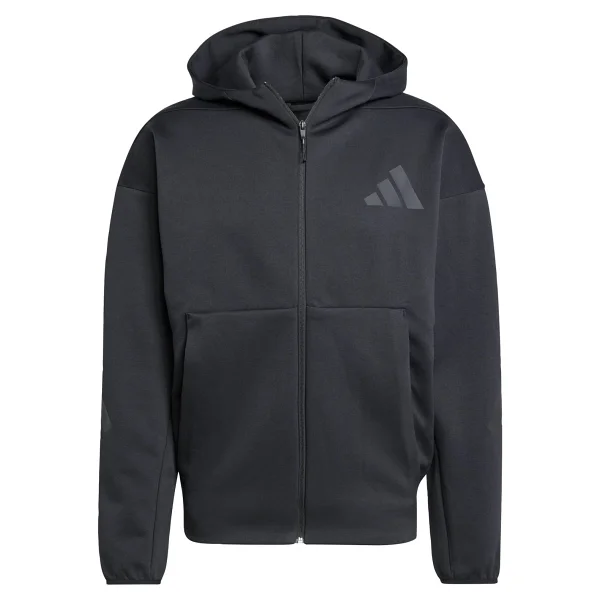 Adidas Z.N.E. Je7538 Kapüşonlu Siyah Erkek Eşofman Üstü - Görsel 5
