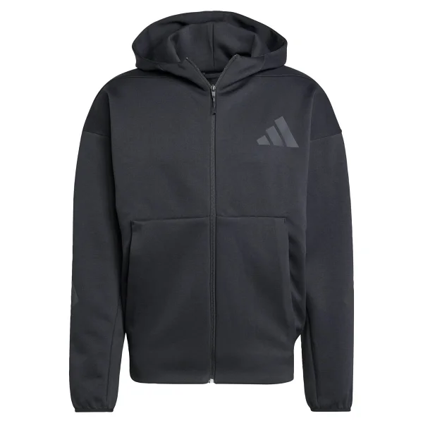 Adidas Z.N.E. Je7538 Kapüşonlu Siyah Erkek Eşofman Üstü - Görsel 3