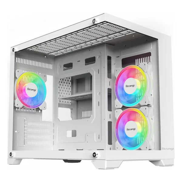 Revenge Nova RGB 3 Fanlı Siyah Micro Atx Oyuncu Kasası - Görsel 7