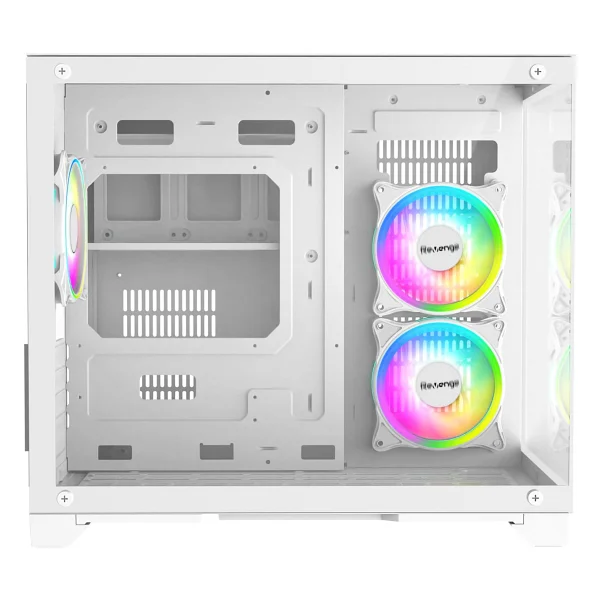 Revenge Nova RGB 3 Fanlı Beyaz Micro Atx Oyuncu Kasası - Görsel 3