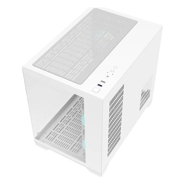 Revenge Nova RGB 3 Fanlı Beyaz Micro Atx Oyuncu Kasası - Görsel 7