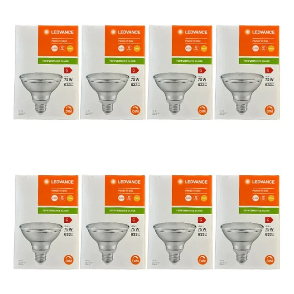 Osram Ledvance 10W (75W) 2700K (Sarı Işık) Par30 E27 Duylu Dim Edilebilir Led Spot (8 Adet) - Görsel 6