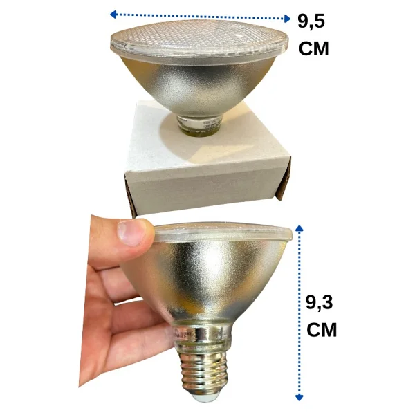 Osram Ledvance 10W (75W) 2700K (Sarı Işık) Par30 E27 Duylu Dim Edilebilir Led Spot (10 Adet) - Görsel 3
