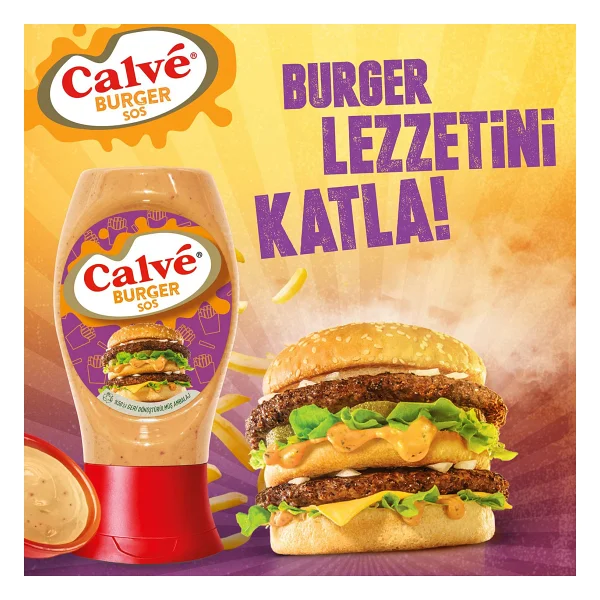 Calve Burger Sos 245 Gr - Görsel 5