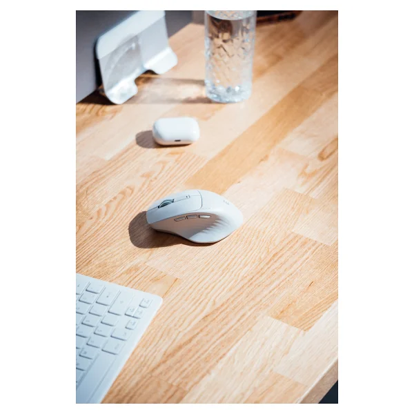 Everest Sm-Bt21 Beyaz Ergonomik Optik Kablosuz Mouse - Görsel 8