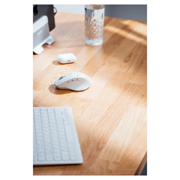 Everest Sm-Bt21 Beyaz Ergonomik Optik Kablosuz Mouse - Görsel 6