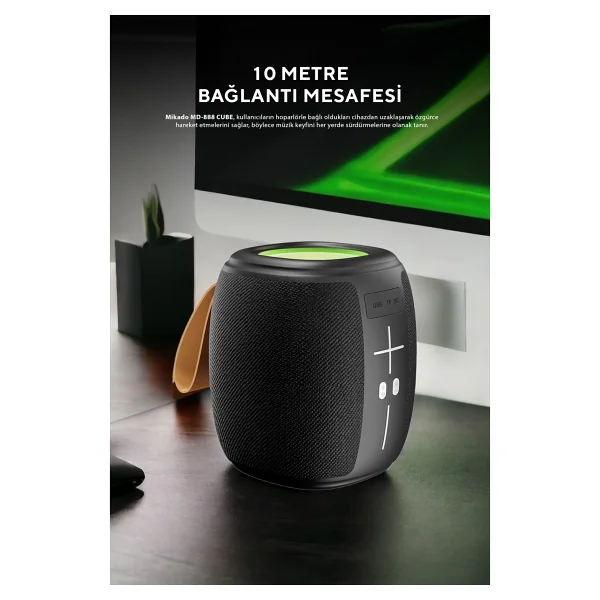 Mikado Cube Md-888 Bluetooth Hoparlör - Görsel 9