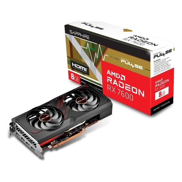 Sapphire RX 7600 Pulse 11324-01-20g 128bit Gddr6 8 GB Ekran Kartı - Görsel 4