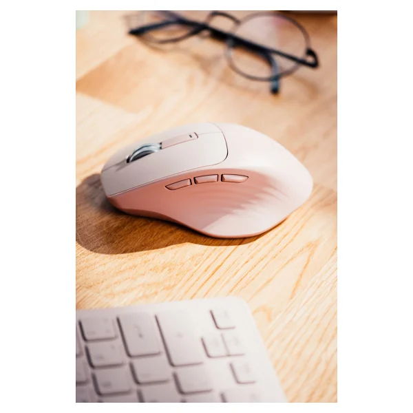 Everest Sm-Bt21 Pembe Ergonomik Optik Kablosuz Mouse - Görsel 2