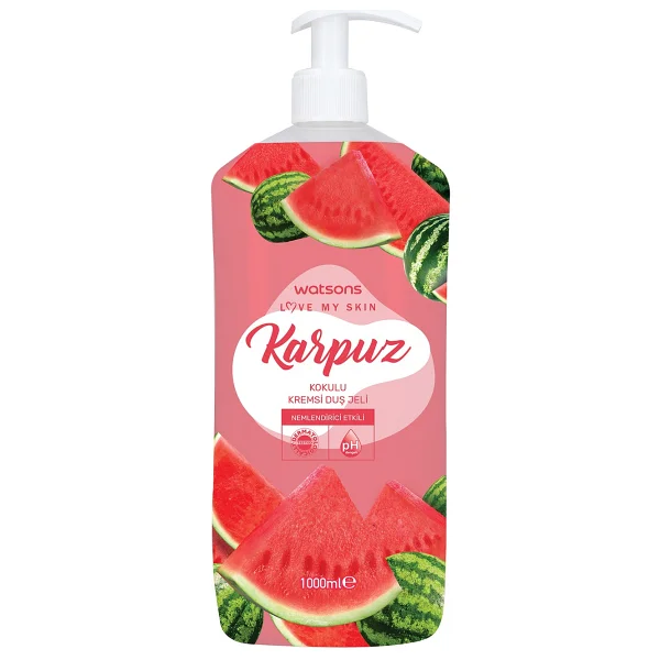 Watsons Kremsi Karpuz Kokulu 1000 Ml Duş Jeli - Görsel 2