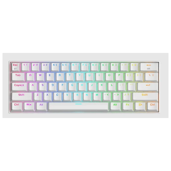 Redragon Draconic K530 Pro Beyaz RGB %60 Tkl Brown Switch Kablosuz Mekanik Oyuncu Klavyesi - Görsel 10