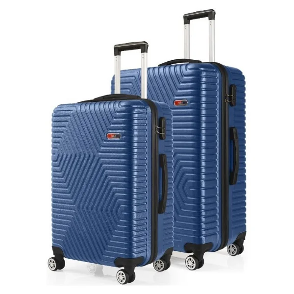G&D Polo Suitcase Abs Orta Ve Büyük Boy Mürdüm 2'li Valiz Seti 600.09-B - 2'li Set - Görsel 6