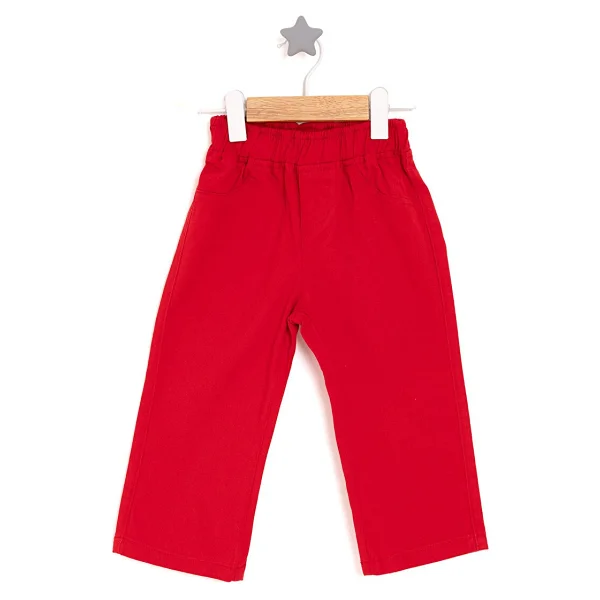 Hellobaby Erkek Bebek Pantolon Celebration Reçme Paça Kırmızı - Görsel 4